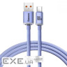 Кабель BASEUS Crystal Shine Series Fast Charging Data Cable USB to Type-C 100W 1.2м Pur (CAJY000405)