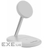 Зарядний пристрій Canyon wireless charger WCS-205 15W Qi2 2in1 White (CNS-WCS205W)