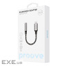 Перехідник AUX Proove SoundMesh Lightning to 3.5mm gray (ACSM00005101)