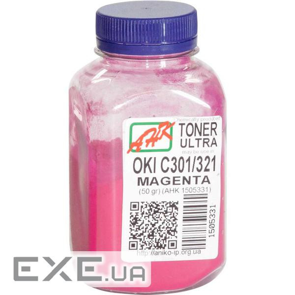 Тонер OKI C301/321, 50г Magenta AHK (1505331)