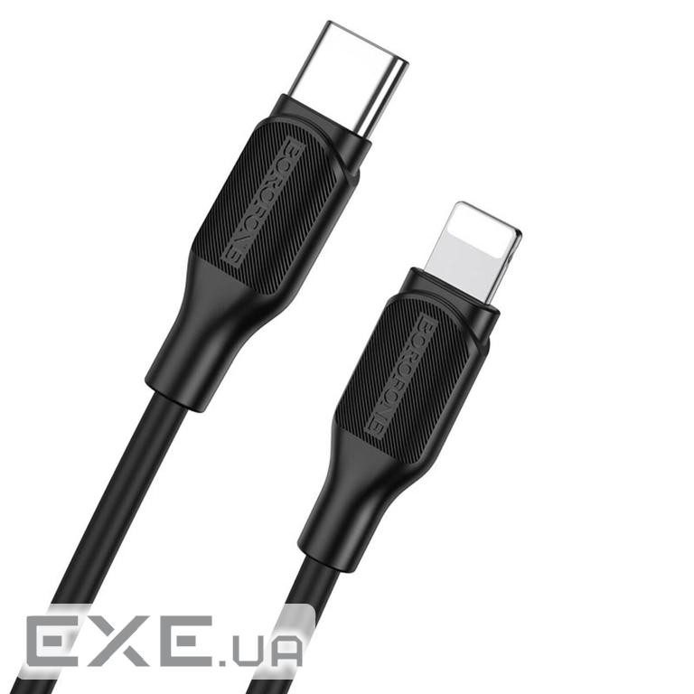 Кабель BOROFONE BX42 Encore Lightning 1m 3A Black (BX42LB)
