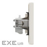 Розетка Schneider Electric ASFORA без заземлення крем (EPH3000123)
