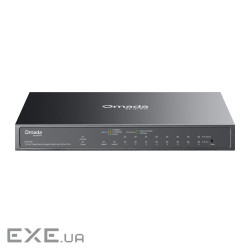 TP-LINK Switch Omada ES210GP 10xGBit 8xPoE+ Managed