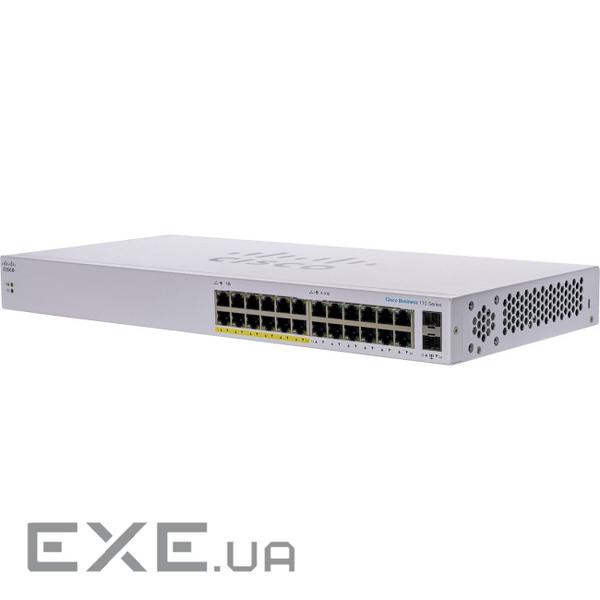 Комутатор мережевий Cisco CBS110-24PP-EU