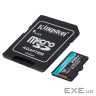 Карта пам"яті Kingston 256GB microSDXC сlass 10 UHS-I U3 V30 A2 Canvas Go Plus G4 (SDCG4/256GB)
