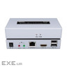 Адаптер HDMI extender 100m UHD 4K/60Hz CAT5E/6 + USB 2.0 Dtech (DT-7051)