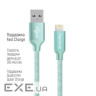Дата кабель USB 2.0 AM to Lightning 2.0m mint ColorWay (CW-CBUL007-MT)