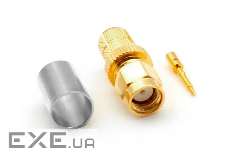 Роз&apos,єм SMA Male під обтиск на кабель RG6 / RG5 / LMR300 / RG304 / РК-75 / 5D-FB ціна (YT42261)