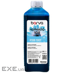 Чорнило Barva Epson 108 1 л, light cyan, special (E108-1007)