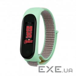 Ремінець BeCover Nylon Style для Xiaomi Mi Smart Band 5/Mi Smart Band 6 Green/Sand (705419)