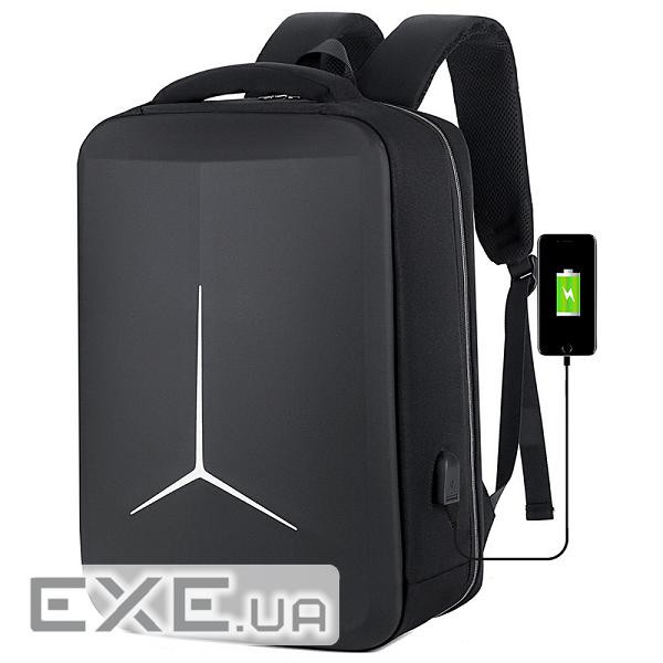 Рюкзак для ноутбука Voltronic 15.6", TT-2020-2B, Nylon, Polyester, Oxford, Black, USB