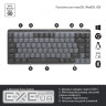 Клавіатура бездротова Logitech MX Mechanical Mini Minimalist Graphite (920-010780)