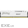 Модуль пам'яті KINGSTON FURY Beast White DDR5 5200MHz 16GB (KF552C40BW-16)
