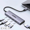 Док-станція USB3.1 Type-C --> HDMI 60Hz/3xUSB-А 3.0/Type-C/PD 100W 5-in-1 CM511 Ugreen (15597)