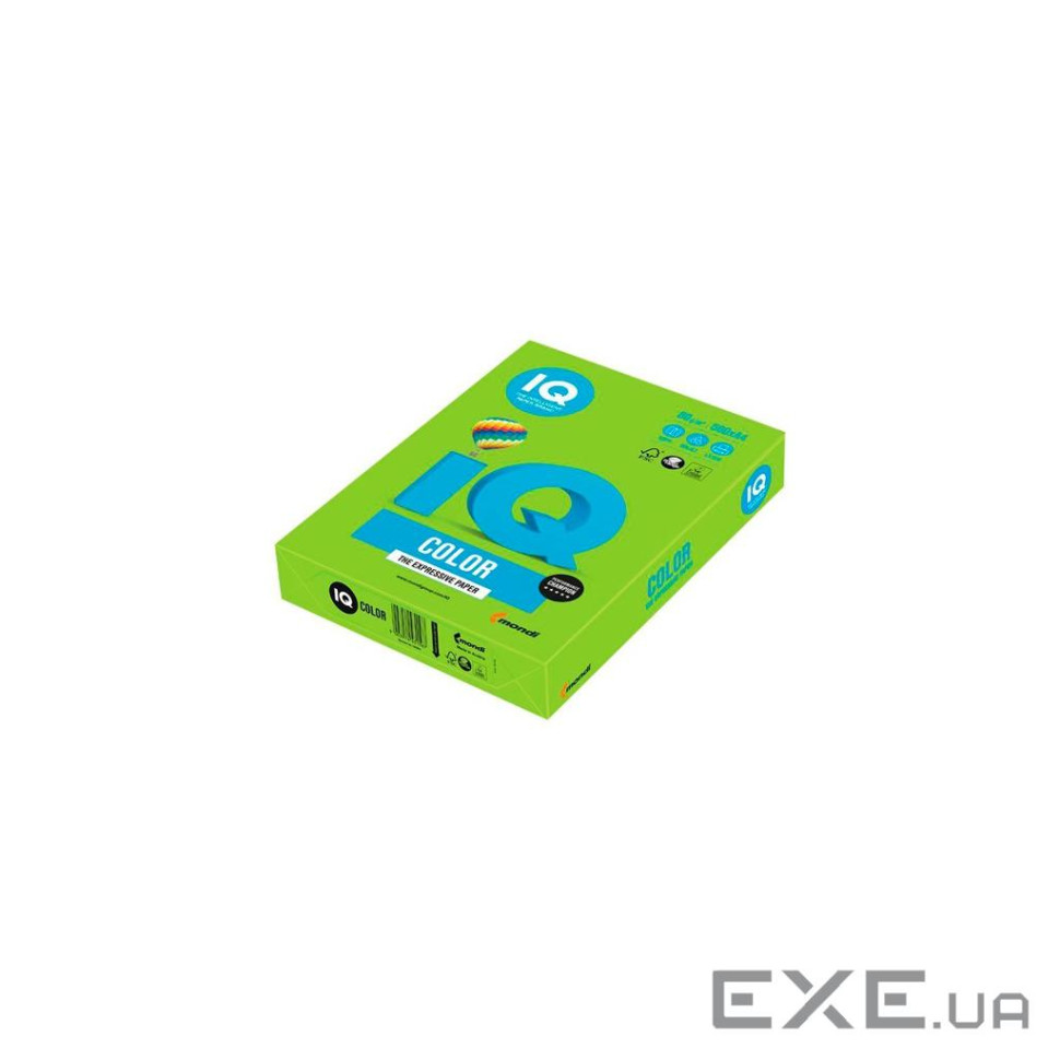 Папір Mondi IQ color А4 intensive, 80g 500sheets, Green linden (LG46/A4/80/IQ)