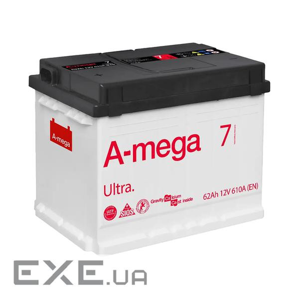 Акумулятор авто Мегатекс A-mega Ultra 6СТ-62-А3 (лев) ТХП 610 (25319)
