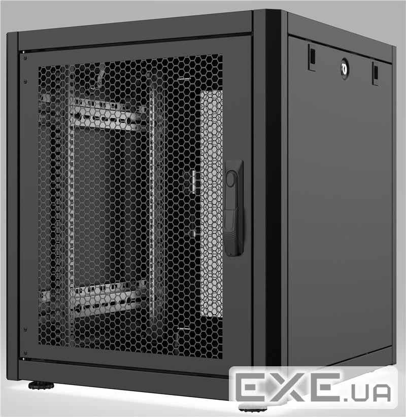 Шафа MIRSAN 19, 20U, GTN, перфоровані двері, 600x600 мм, максимально 1000 к (MR.GTN20U66DE.01 PRF63)