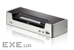 CubiQ 2-портовий комутатор HDMI USB 2.0 KVMP , кабелі в комплекті (CS1792-AT-G)
