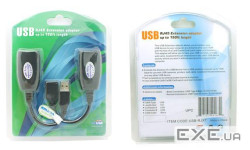 Кабель Kingda USB AM-AF (продовжувач), 45.0м (USB1.1 по кручений парі RJ 45) RTL (B00561)