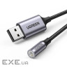 Зовнішня звукова карта UGREEN CM477 USB 2.0 External Sound Adapter Dark Gray (30757)