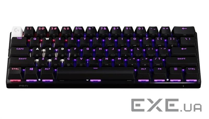 Клавіатура бездротова LOGITECH G Pro X 60 Lightspeed Tactile Black (920-011911)