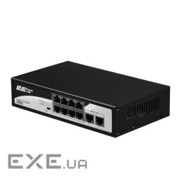 Комутатор 2E PowerLink SP802G 10xGE (8xPoE, 2xUplink), 120Вт, Некерований (2E-SP802G-2)