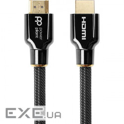 Кабель POWERPLANT Ultra HD 8K eARC HDMI v2.1 5м Black (CA913220)