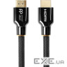 Кабель POWERPLANT Ultra HD 8K eARC HDMI v2.1 5м Black (CA913220)