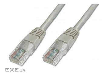 Патч-корд DIGITUS cat.6A U-UTP, 10м, AWG 26/7, Cu, LSZH, сірого кольору (DK-1613-A-100)