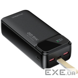 УМБ Choetech Power bank B730 30000mAh PD 22.5W Black (B730-ACBK)