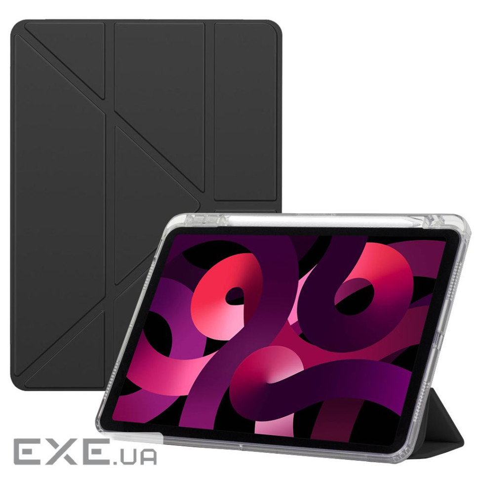 Чохол до планшета BeCover Ultra Slim Origami Transparent Apple iPad Air 11" M4 2026 Black (715183)