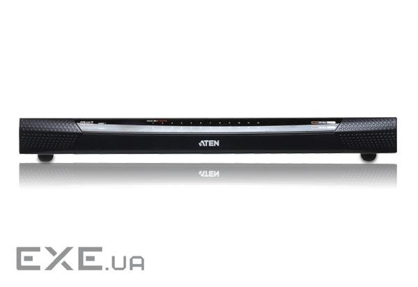 ATEN KN4124VA 1-Local/ 4-Remote Access 24-Port Cat 5 KVM over IP Switch with Virtual Medi