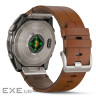 Смарт-годинник Garmin fenix 8 51mm,AMOLED,Sapphire, Bare Ti, Blk/Chsnt Lthr (010-02905-40)