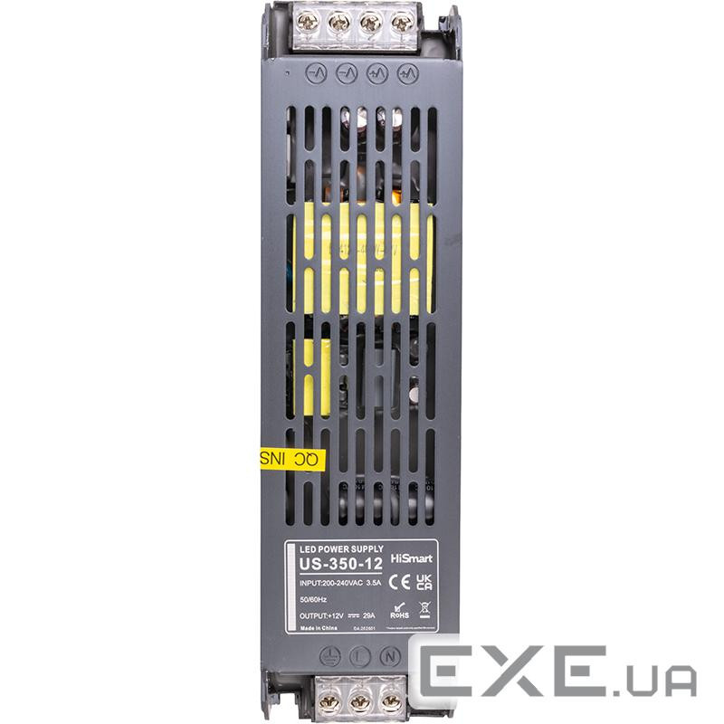 Блок питания HiSmart 12V, 29A, 350W (US-350-12)