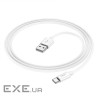 Кабель HOCO X87 Magic Silicone USB-A to Type-C 1м White (6931474783240)