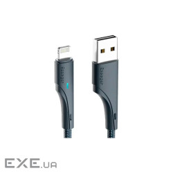 Дата кабель USB 2.0 AM to Lightning 1.0m 2.4A black Essager (EXCL-LS01)