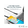 Дата кабель USB 2.0 AM to Lightning 1.0m 2.4A black Essager (EXCL-LS01)
