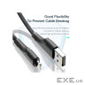 Дата кабель USB 2.0 AM to Lightning 1.0m 2.4A black Essager (EXCL-LS01)