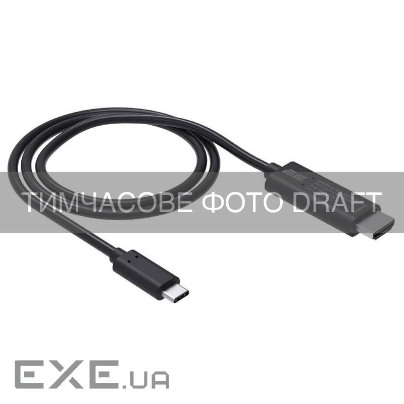 Адаптер 2E ADUSBCH USB-C to HDMI 4K 60Hz 1m