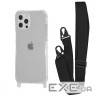 Чохол WAVE Clear Case with Strap iPhone 12/12 Pro black (57007 black)