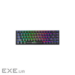 Клавіатура ігрова механічна бездротова XTRIKE ME GK-995W UA,Bluetooth+2.4G+Type-C,68кл (GK-995WBKUA)