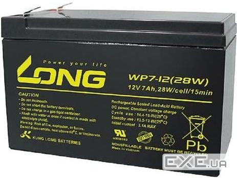 Акумуляторна батарея Long 12V, 7.0 Ah (WPS7-12)