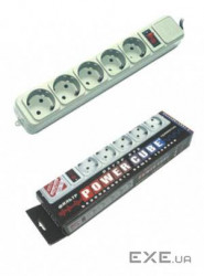 Мережевий фільтр живлення Gembird SPG5-G-6G (SPG3-B-6PP)