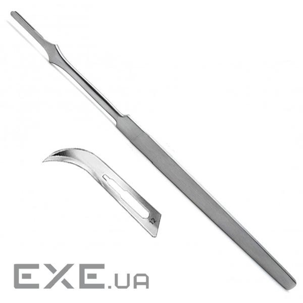 Скальпель з нержавіючої сталі №7 + лезо №15 (YT-SSS№7+№15) №15 (YT-SSS№7+№15)