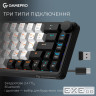 Бездротова механічна клавіатура GamePro Asgard Valhalla (MK210W Pro) 65% QLAB orange switches