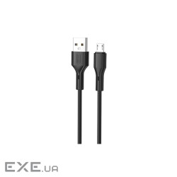 Кабель XO NB230 Rock Series USB-A to Micro - 1m (NB230_M_Black)