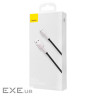 Кабель BASEUS Cafule Metal Data Cable USB for Lightning 0.25м Black (CALJK-01)