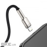 Кабель BASEUS Cafule Metal Data Cable USB for Lightning 0.25м Black (CALJK-01)