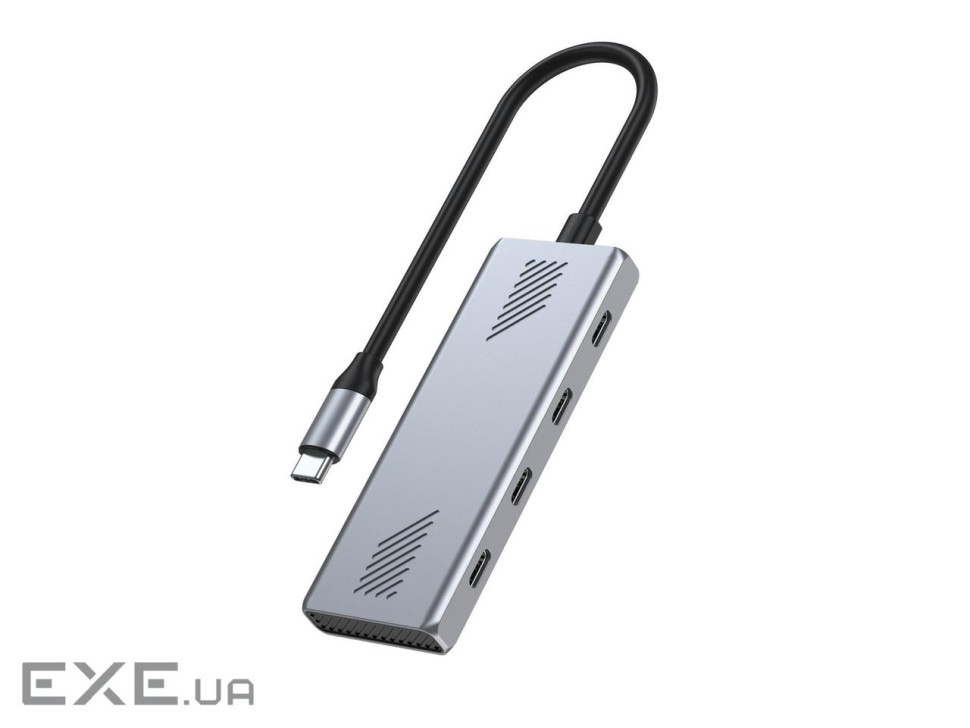 Хаб Gembird UHB-CM-U310-C4-01 на 4 порти USB 3.2