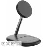 Зарядний пристрій Canyon wireless charger WCS-205 15W Qi2 2in1 Black (CNS-WCS205B) (CNS-WCS205BW/A)